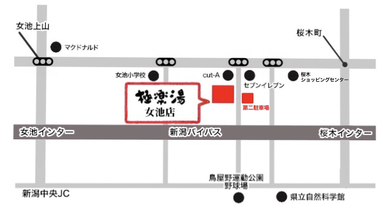 【女池店】店舗地図